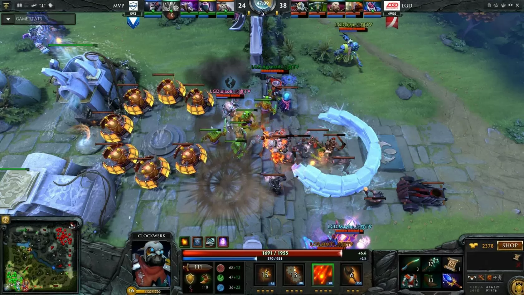 OpenAI Five Dota 2 training bots