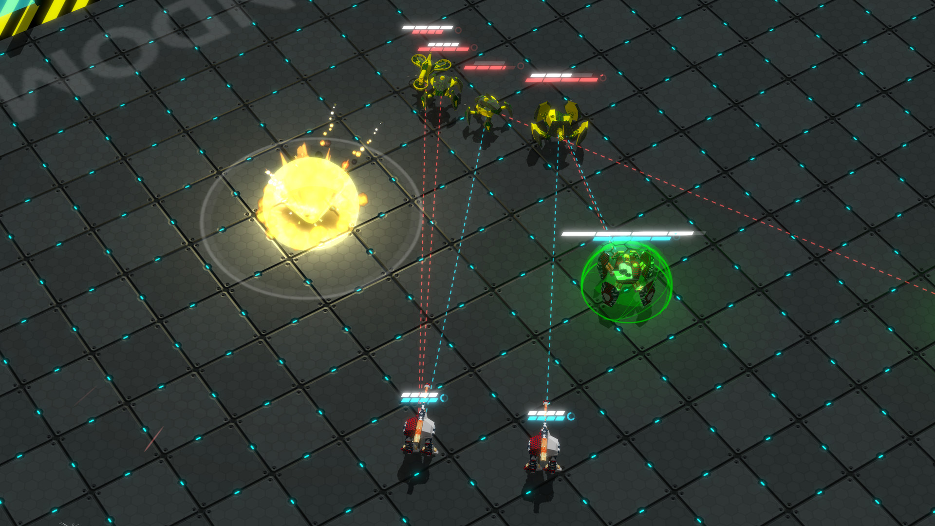 Gladiabots AI Squad battle