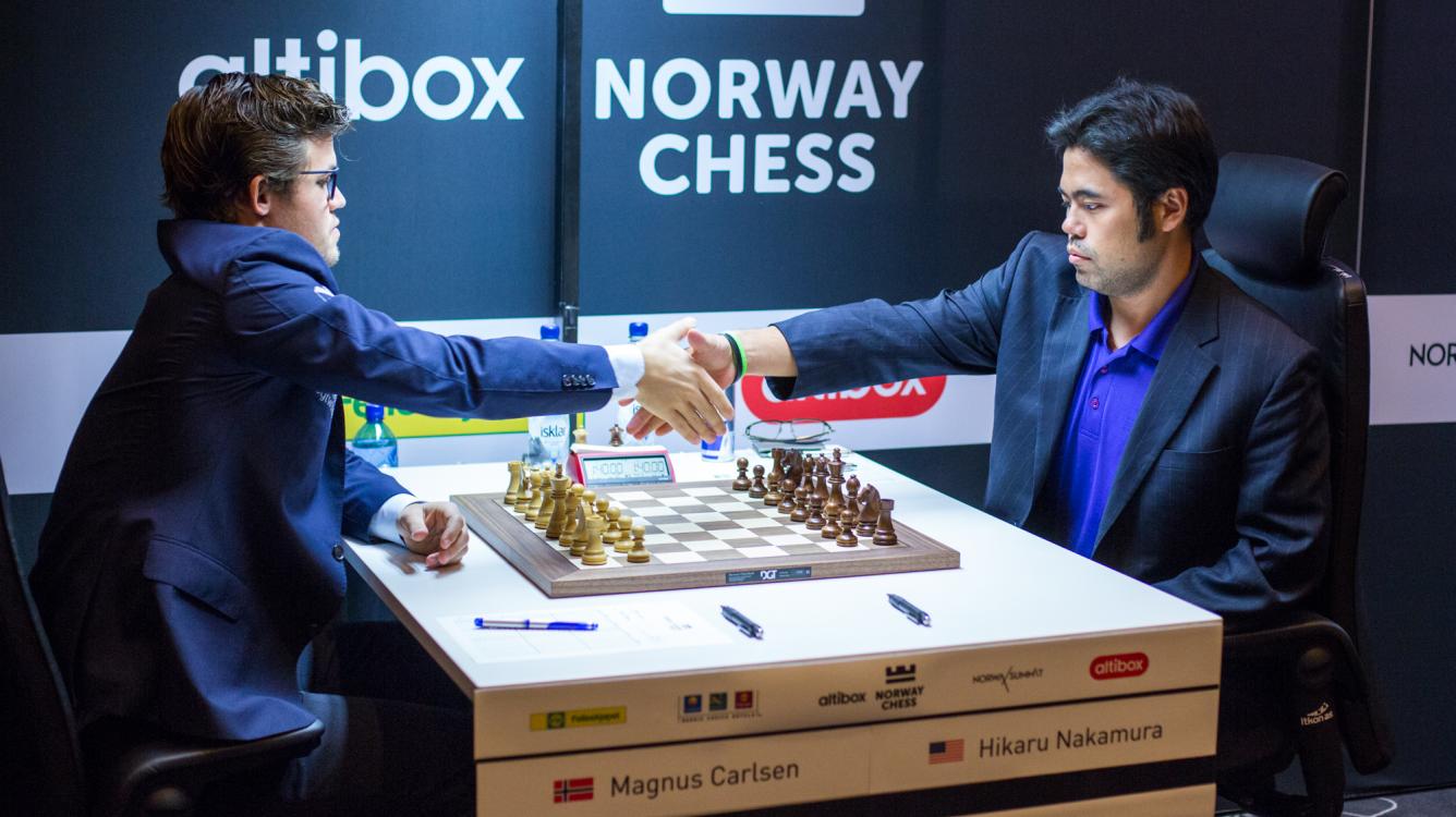 Magnus Carlsen and Hikaru Nakamura commentating on AI chess